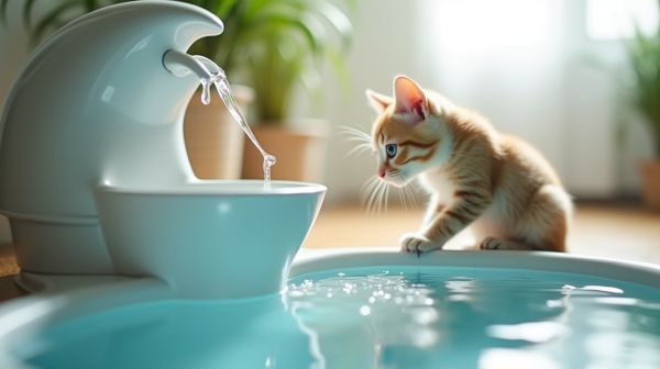 Filtres fontaine chat : comment garantir une eau propre pour votre animal